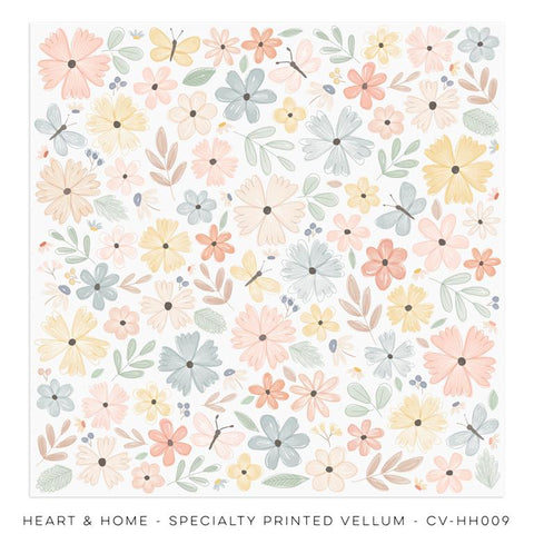 Cocoa Vanilla Studio Heart & Home Specialty Patterned Paper
