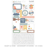 Cocoa Vanilla Studio Heart & Home Accessory Sticker Sheet