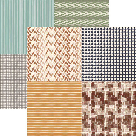 Reminisce Dots and Lines Six Patterned Paper