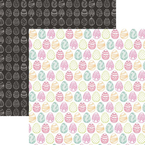 Reminisce Easter Bloom Egg Hunt Patterned Paper