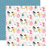 Echo Park Fairy Garden Fantastical Fairies Patterned Paper