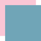 Echo Park Fairy Garden Blue / Pink Coordinating Solid