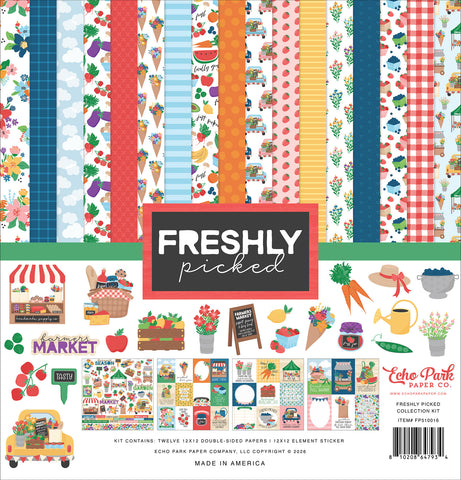 Echo Park Freshly Picked 12x12 Collection Kit