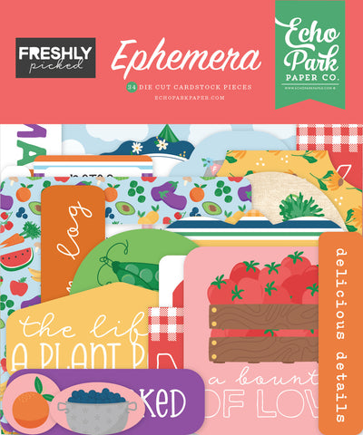 Echo Park Freshly Picked Ephemera Embellishments