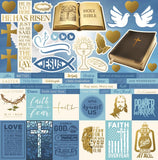 Reminisce Faith 12x12 Sticker Sheet