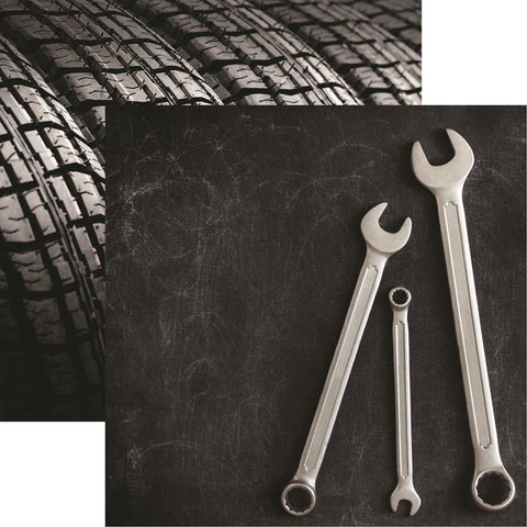 Reminisce Garage Life Garage Life Patterned Paper