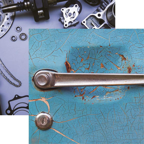 Reminisce Garage Life New Project Patterned Paper