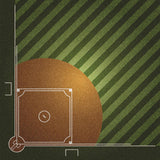 Reminisce Game Day - Softball Ball Field Patterned Paper