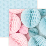 Reminisce Gender Reveal Party The Big Reveal Patterned Paper