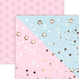 Reminisce Gender Reveal Party Little Star Patterned Paper