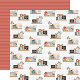 Echo Park Good To Be Home Kitchen Shelves Patterned Paper