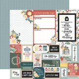 Echo Park Good To Be Home Multi Journaling Cards Patterned Paper