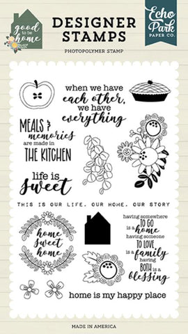 Echo Park Good To Be Home We Have Everything Designer Stamp Set