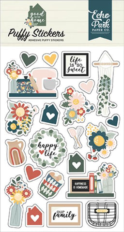 Echo Park Good To Be Home Puffy Sticker Embellishments