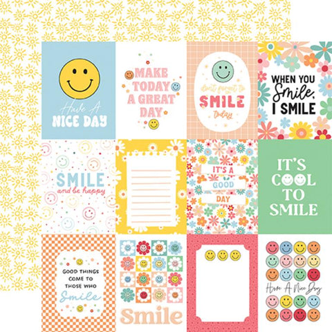 Echo Park Have A Nice Day 3x4 Journaling Cards Patterned Paper