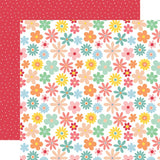 Echo Park Have A Nice Day Good Vibes Floral Patterned Paper