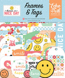 Echo Park Have A Nice Day Frames & Tags Embellishments