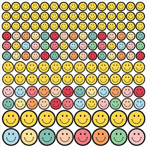Echo Park Have A Nice Day Smiley Face Sticker Sheet