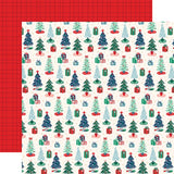 Echo Park Happy Holidays Under The Tree Patterned Paper