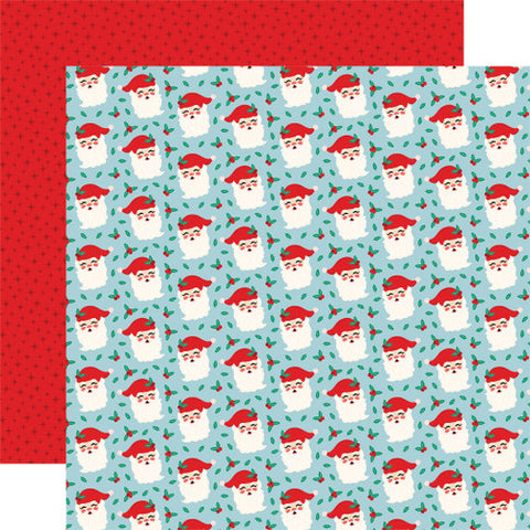 Echo Park Happy Holidays Holly and Jolly Patterned Paper