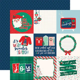 Echo Park Happy Holidays 4x4 Journaling Cards Patterned Paper