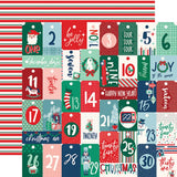Echo Park Happy Holidays Gift Tags Patterned Paper