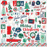 Echo Park Happy Holidays Element Sticker Sheet