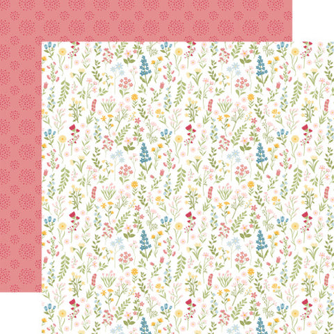 Echo Park In Full Bloom Sunny Stems 12x12 Patterned Paper