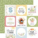 Echo Park In Full Bloom 4 x 4 Journaling Cards