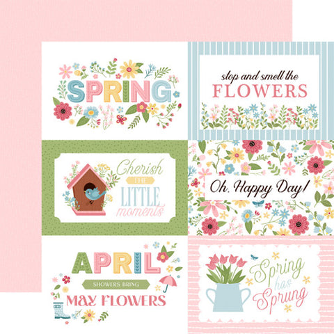 Echo Park In Full Bloom 6 x 4 Journaling Cards