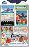 Reminisce Jet Setters Caribbean Dimensional Stickers