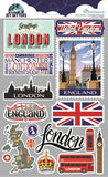 Reminisce Jet Setters United Kingdom Dimensional Stickers