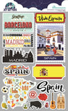 Reminisce Jet Setters Spain Dimensional Stickers
