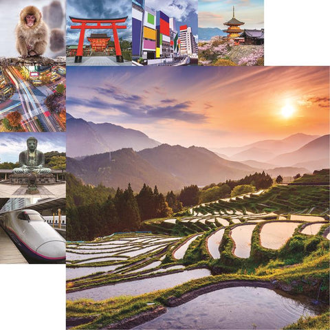 Reminisce Japan Rice Fields Patterned Paper