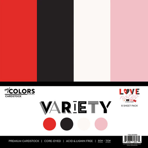PhotoPlay Paper Love Notes My Colors Cardstock Variety Pack
