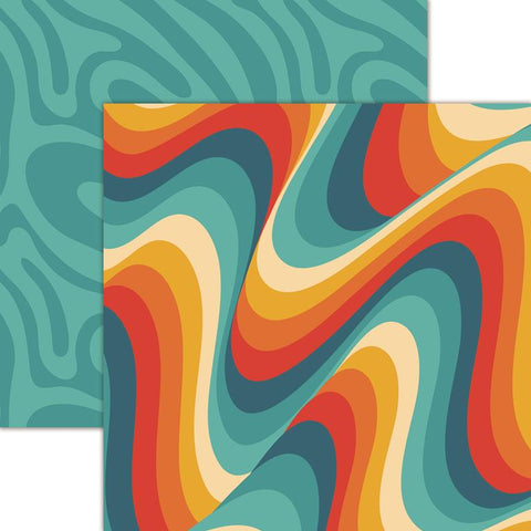 Reminisce Let The Sunshine In Feeling Groovy Patterned Paper