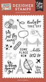 Echo Park Let's Take The Trip Some Place New Designer Stamp Set