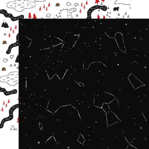 Echo Park Let's Lumberjack Under The Stars Patterned Paper