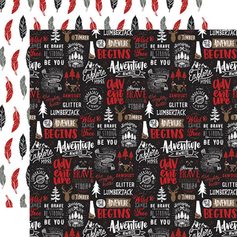 Echo Park Let's Lumberjack Explore More Patterned Paper