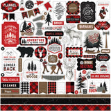 Echo Park Let's Lumberjack Element Sticker Sheet