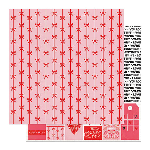 PhotoPlay Paper Love Notes Be Mine Patterned Paper