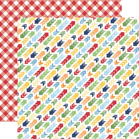 Echo Park My Little Boy Zooming Arrows Patterned Paper