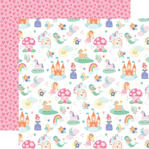 Echo Park My Little Girl Imagine Fairy Tales Patterned Paper