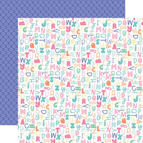 Echo Park My Little Girl My ABC's Patterned Paper