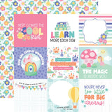 Echo Park My Little Girl 4x4 Journaling Cards Patterned Paper