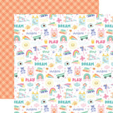 Echo Park My Little Girl Playtime Toys Patterned Paper