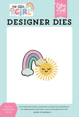 Echo Park My Little Girl Rainbow And Sunshine Designer Die Set