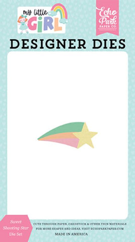 Echo Park My Little Girl Sweet Shooting Star Designer Die Set