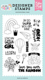 Echo Park My Little Girl Beautiful And Kind Designer Stamp Set