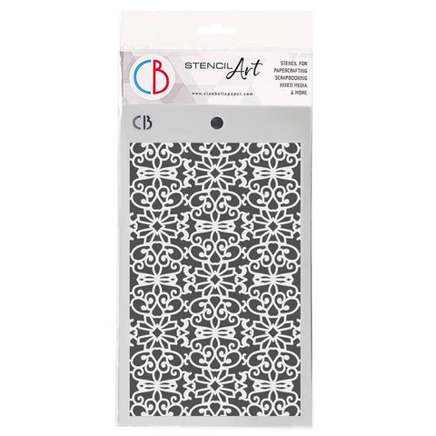 Ciao Bella Textured Stencil 5"x8" Ceremony